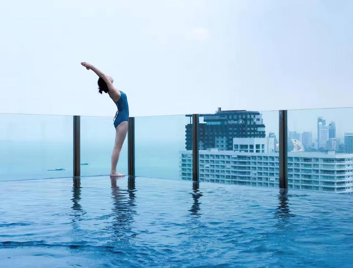 Great Location With Infinity Pool -Central Pattaya Apartment Екстериор снимка