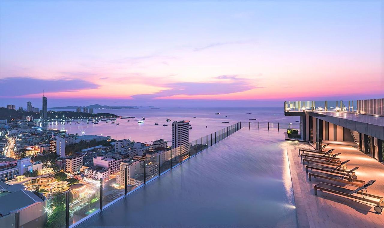 Great Location With Infinity Pool -Central Pattaya Apartment Екстериор снимка