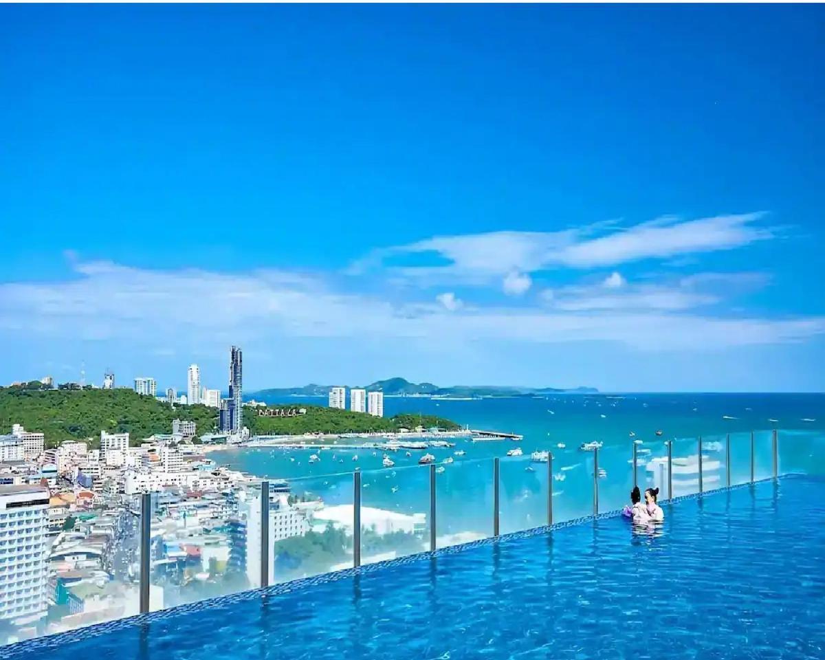 Great Location With Infinity Pool -Central Pattaya Apartment Екстериор снимка